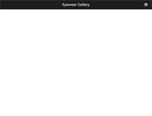 Tablet Screenshot of eyeweargallery.com